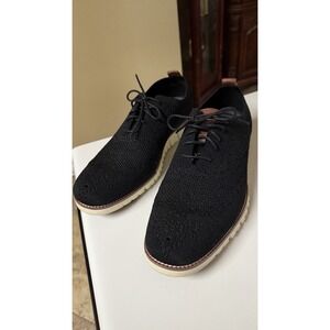 Cole Haan ZeroGrand StitchLite Black Knit Shoes Men Size 11.5M